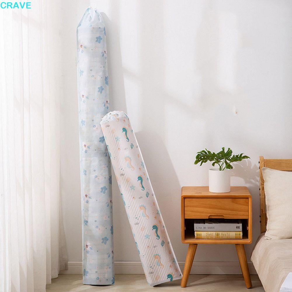 CRAVE Cool Mat Storage Bag, Moisture-proof Dust Bamboo Mat Cover, Modern PEVA Folding Waterproof Str