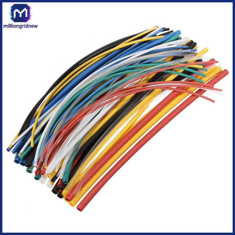 [ล้านgridnew] 8ขนาด 70 ชิ้น Assortment 2:1 ท่อหดความร้อน Tube Sleeving Wrap ชุดสายไฟ WQL
