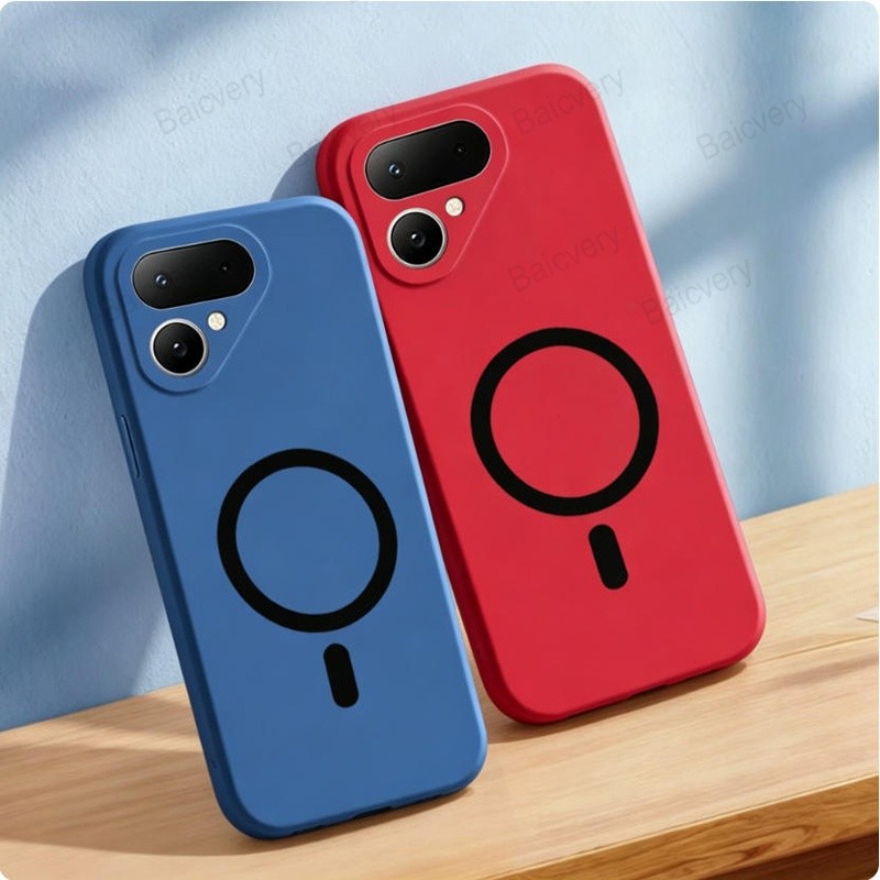 สําหรับ Tecno Pova Curve 2 LK7K กรณีสติกเกอร์แม่เหล็ก Matte Soft Back Anti-Drop Cover