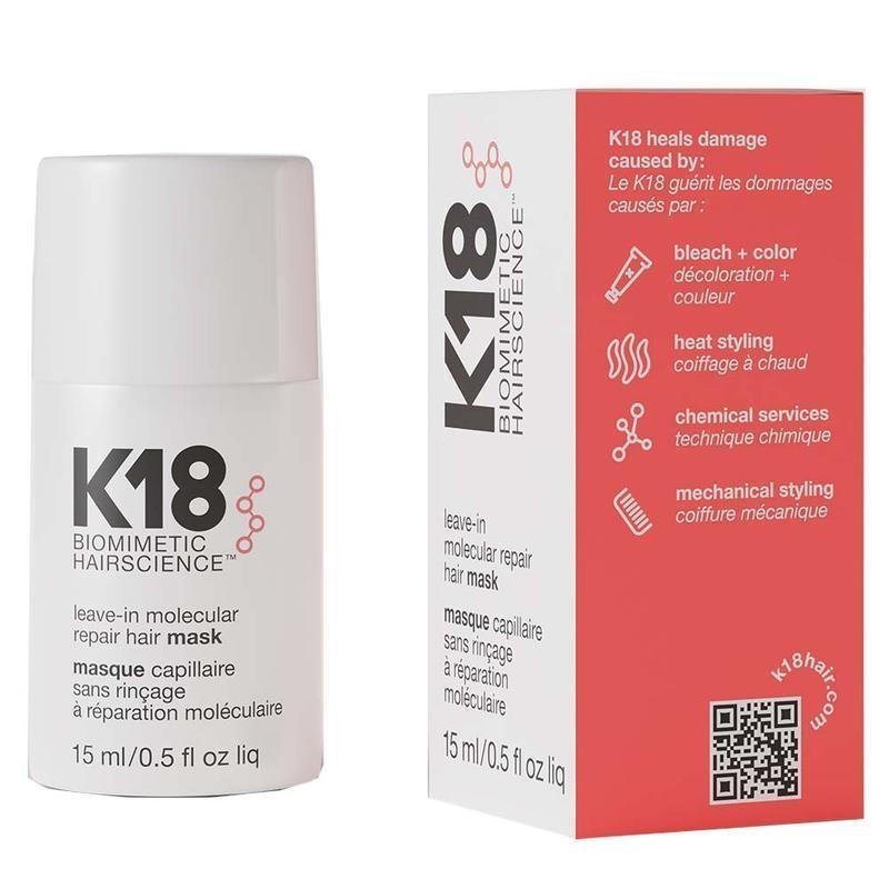 K18 Leave-In Molecular Repair Hair Mask 15 ml