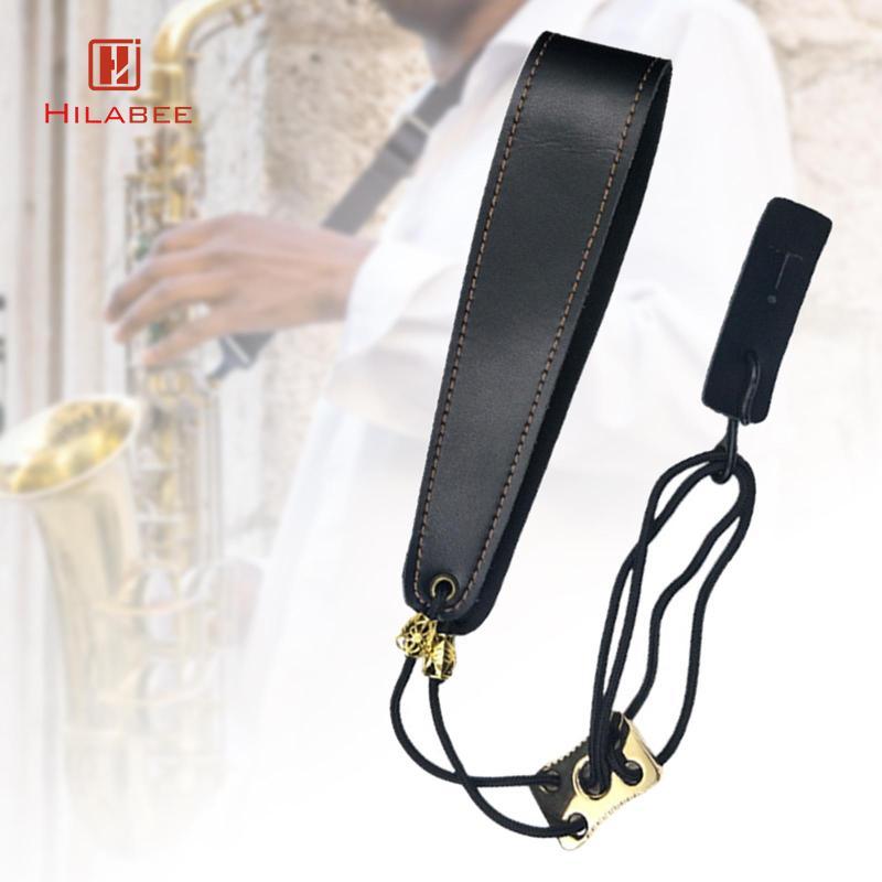 [UsusexaMY] หนัง PU Clarinet สายคล้องคอปรับเครื่องดนตรีสนับสนุนสําหรับ Clarinet Oboe และเครื่องมือลม