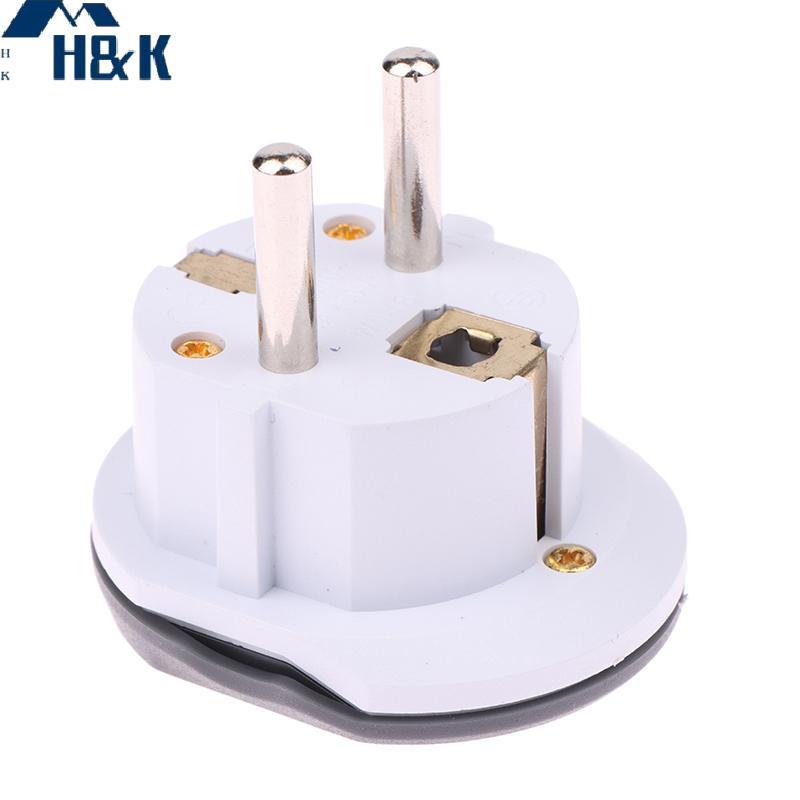 [H&K] ปลั๊กแปลงมาตรฐานเยอรมัน FR AU US UK To EU Euro Korea Universal Travel Adapter Home Plug Adapte