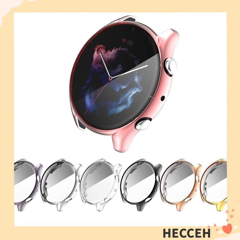 HECCEH Shell กันชนป้องกันหน้าจอป้องกันสําหรับ Amazfit GTR 3/GTR 3
