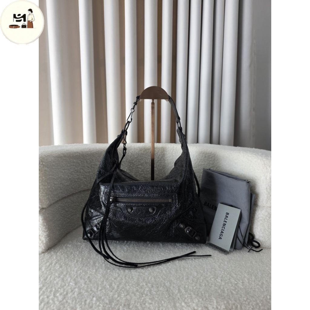 ของแท้ 100%balenciaga le city hobo small y25