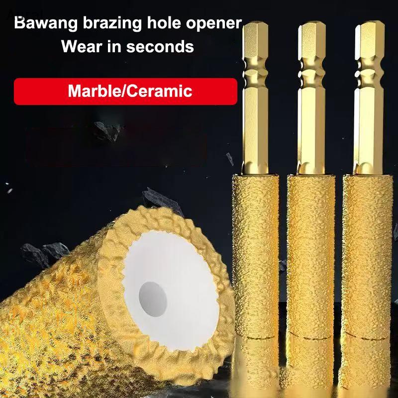 Aural 1/2/3/4 ชิ้น Diamond Core Bits แห้งเจาะด้ายหกเหลี่ยม Shank Core Hole Saw สําหรับกระเบื้องเซรามิคหินแกรนิตหินอ่อนบดหัว al