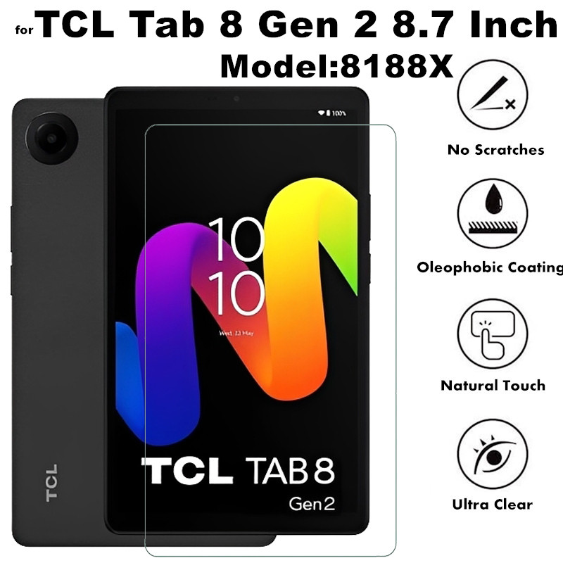 สําหรับ TCL Tab 8 Gen 2 Gen2 8.7 นิ้ว 8188X 9H กระจกนิรภัยป้องกันหน้าจอ