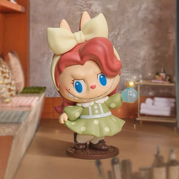 POPMART Labubu THE MONSTERS ร้านทําผมซีรีส์ของเล่นศิลปะ L1HF CN8S