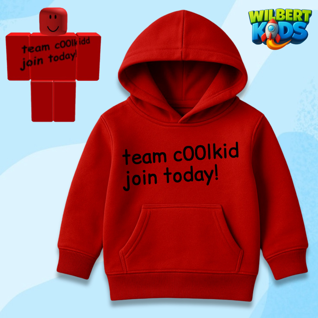 ทีม Coolkidd Forsaken Roblox Team Coolkidd เข้าร่วมวันนี้ เสื้อฮู้ดเด็ก 120-150cm