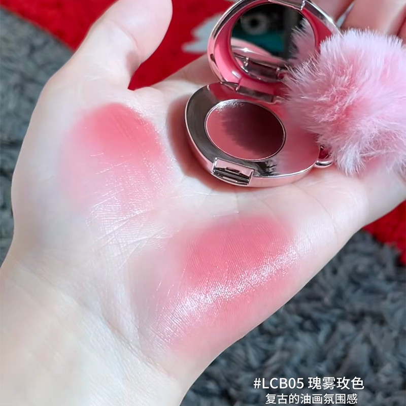 Eunarz Eunarz Rose Shadow Series Lip Cheek Dual-use Cream Blush Cream Matte Matte Lip Glaze ลิปสติกอ