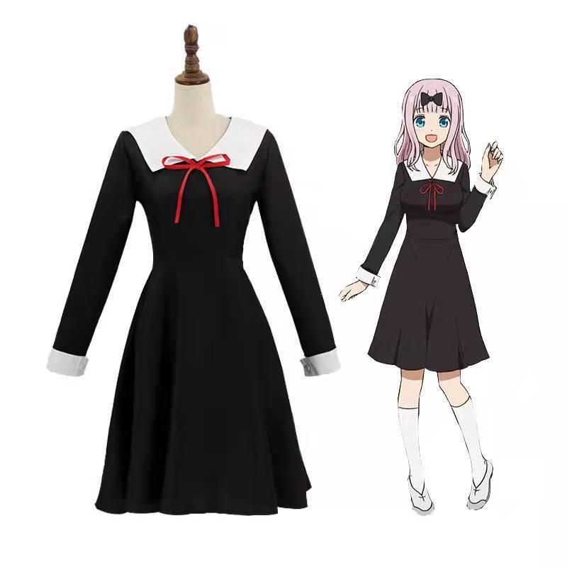 Miss Kaguya Wants Me to Confess คอสเพลย์เครื่องแต่งกาย Kaguya Shinomiya Fujiwara Chika เครื่องแต่งกา