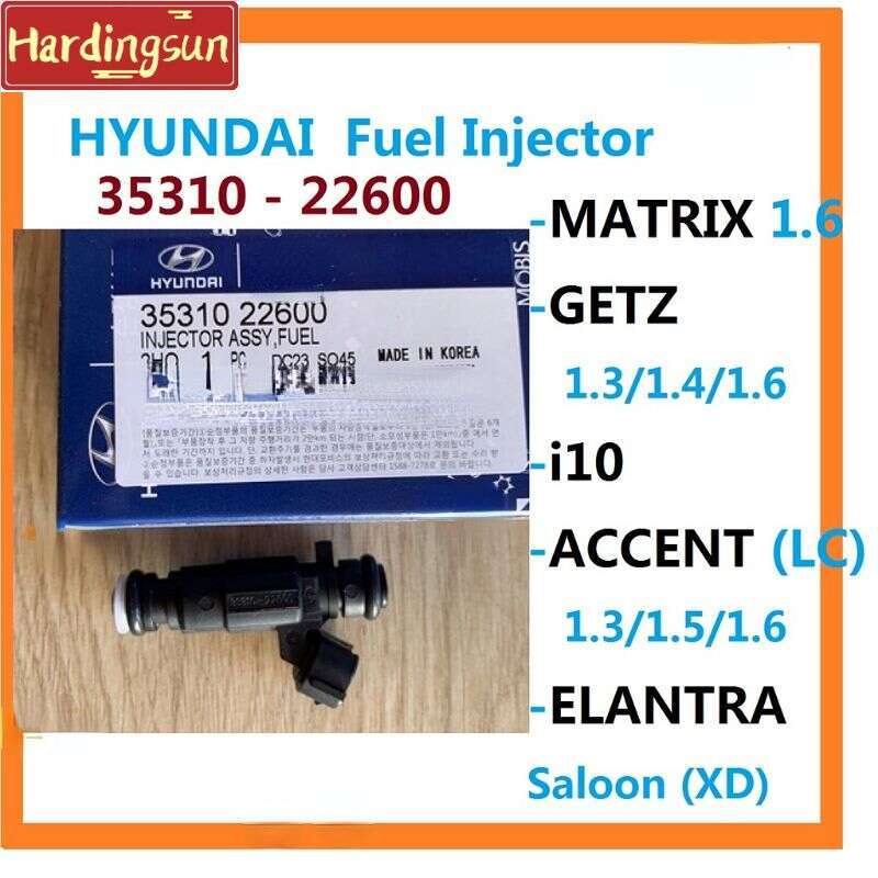 หัวฉีดน้ํามันเชื้อเพลิง HYUNDAI ของแท้ #MATRIX #GETZ #i10 #Accent แอลซี 1.3 1.5 1.6 #ELANTRA #35310-