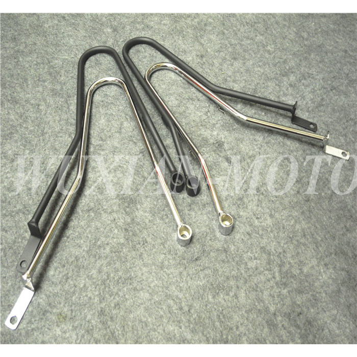 Triumph T100 Retro Triumph T100 ดัดแปลงกรอบกล่องด้านข้างกล่องด้านข้างด้านข้างกระเป๋า Bracket Guard ก
