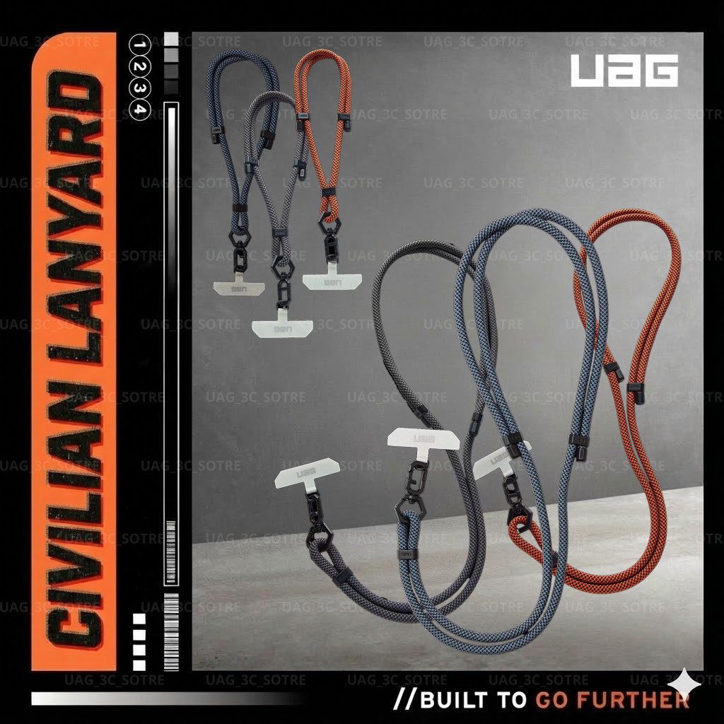 UAG รุ่น Civilian Crossbody / Wrist Tether Lanyard สายคล้องคอ สายคล้องข้อมือมือถือ แข็งแรง ทนทาน
