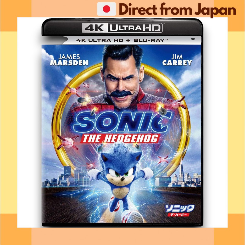 Sonic the Hedgehog Movie SEGA 4K UHD Blu-ray DVD