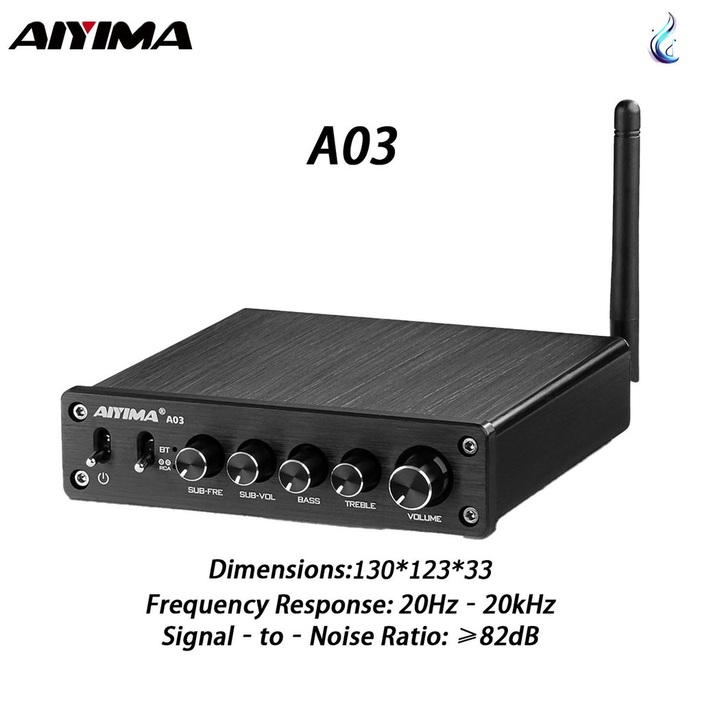 AIYIMA A03 Bluetooth 5.0 เพาเวอร์แอมป์