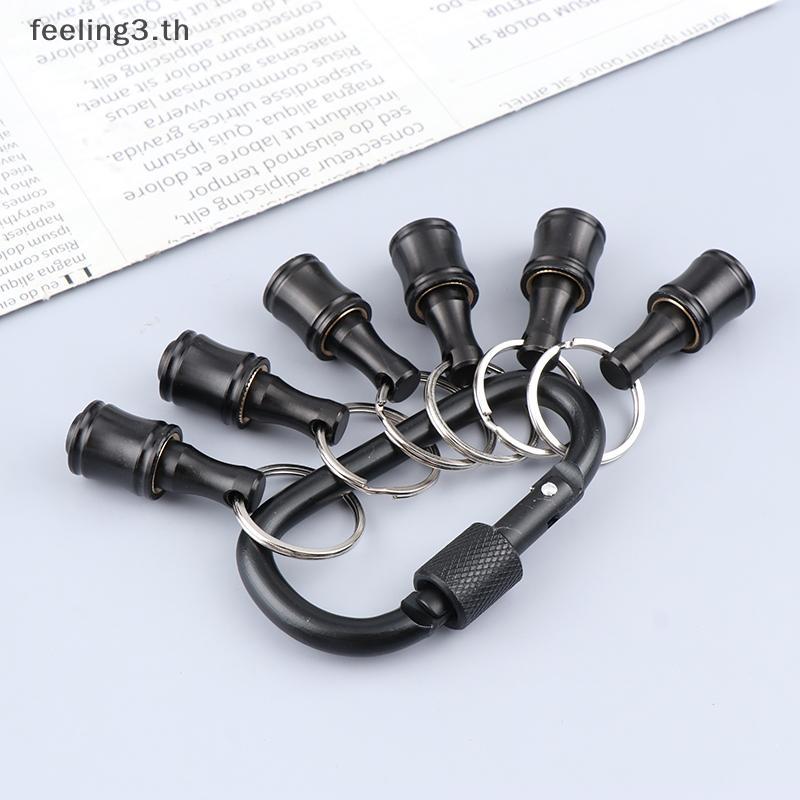 { Hot&Fashion } 6 ชิ้น/เซ็ต Bit Holder 1/4 นิ้ว Hex ไขควง Bits Holder Extension Bar พวงกุญแจอะแดปเตอ