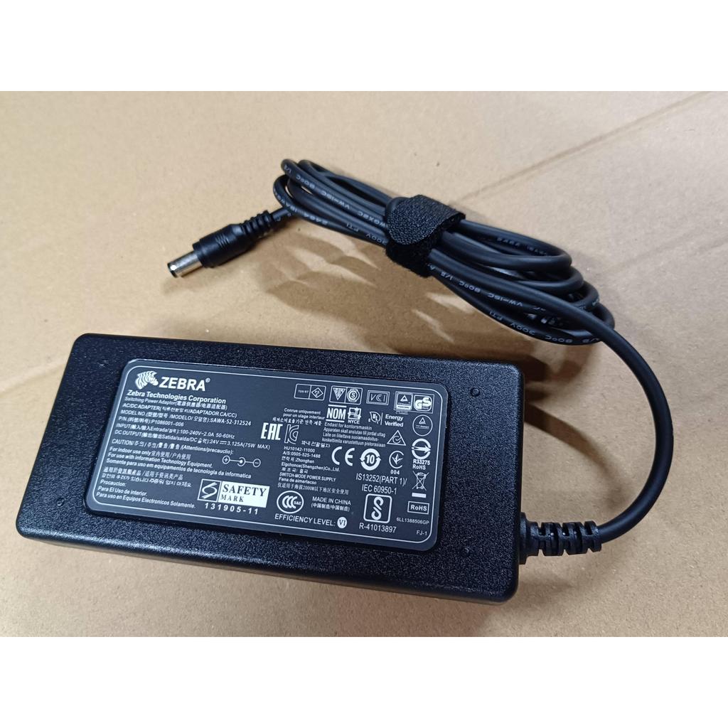 เหมาะสําหรับ Zebra Zebra GK420D GX420 ZD421 410 เครื่องพิมพ์อะแดปเตอร์ 24V3.125