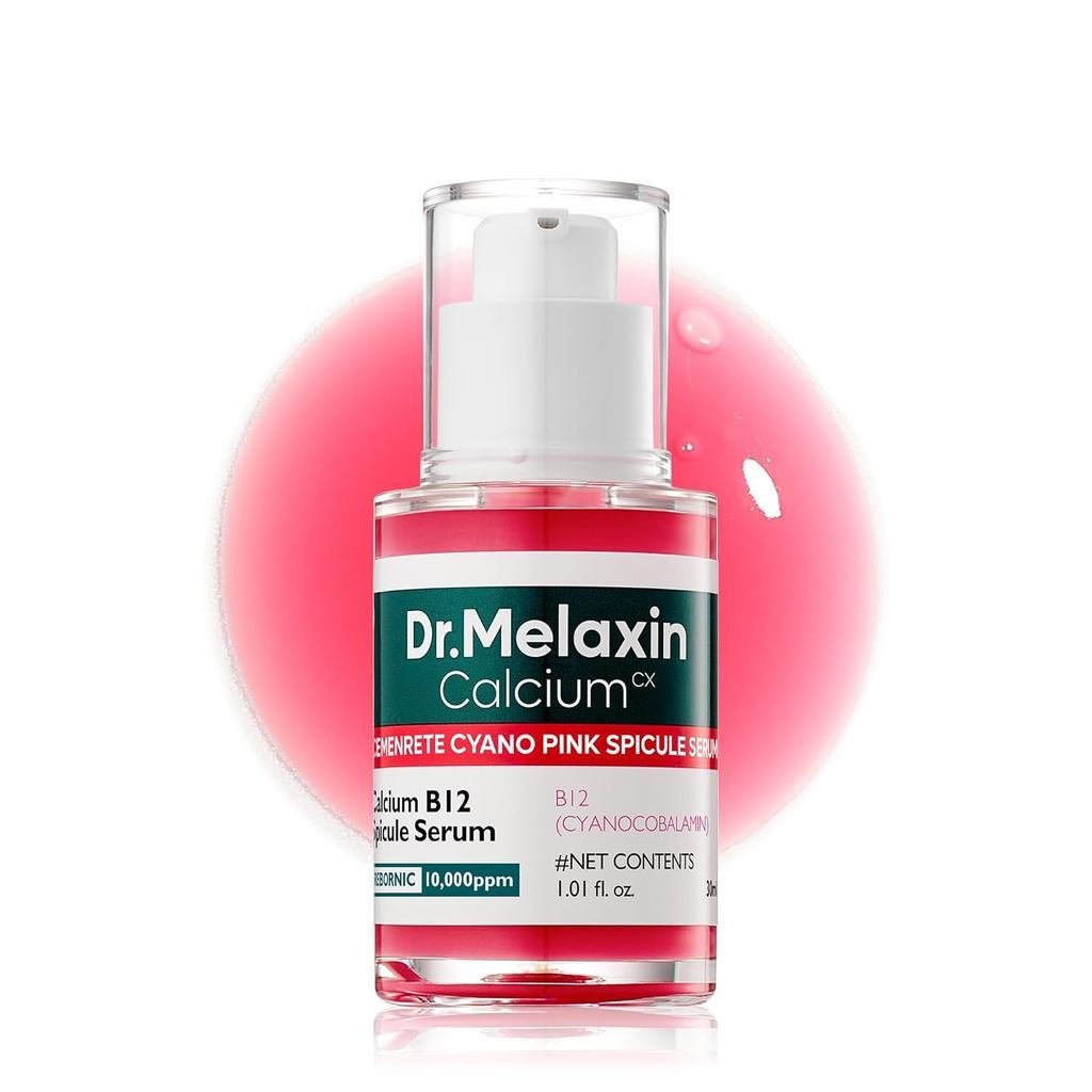 Dr.MelaxinCyanoPinkSpicule เซรั่มมีวิตามิน B12 ใช้รักษารูขุมขนขยาย,Niacinamide ใช้ปรับปรุงเนื้อผิวแล