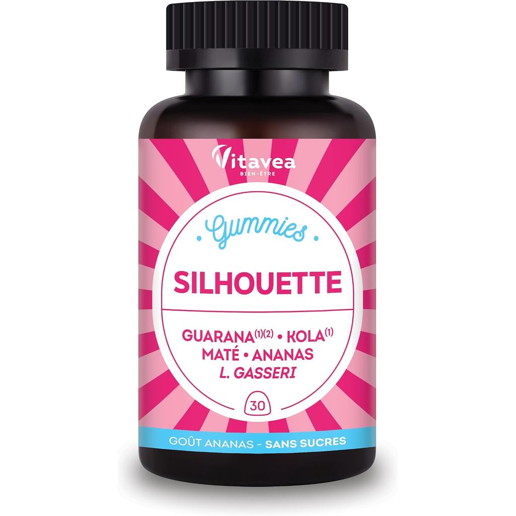 Vitavea Bien-être - Gummies Silhouette - Guarana, Kola - 30 กัมมี่