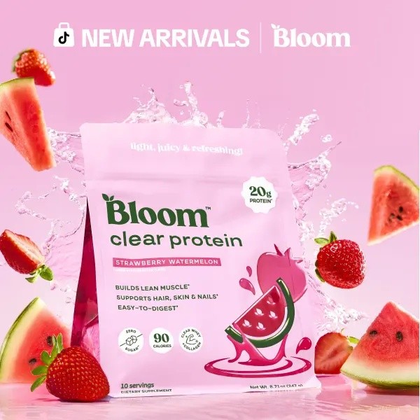 บลูมนิวทริชั่นเคลียร์โปรเทน-เคลียร์เวย์+คอลลาเจนโปรเทนเบนด์|20gProtein,90แคลรี,0gSugar,Light&Refresh