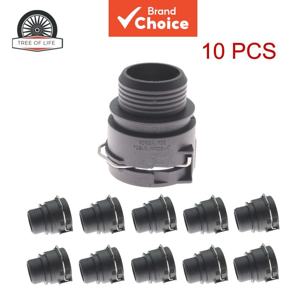 ท่อหล่อเย็นหน้าแปลนเชื่อมต่อ Quick Fit 0702 7007 026 Norma Ps3 ตรง Nw26-0° 07026007026 10 ชิ้น