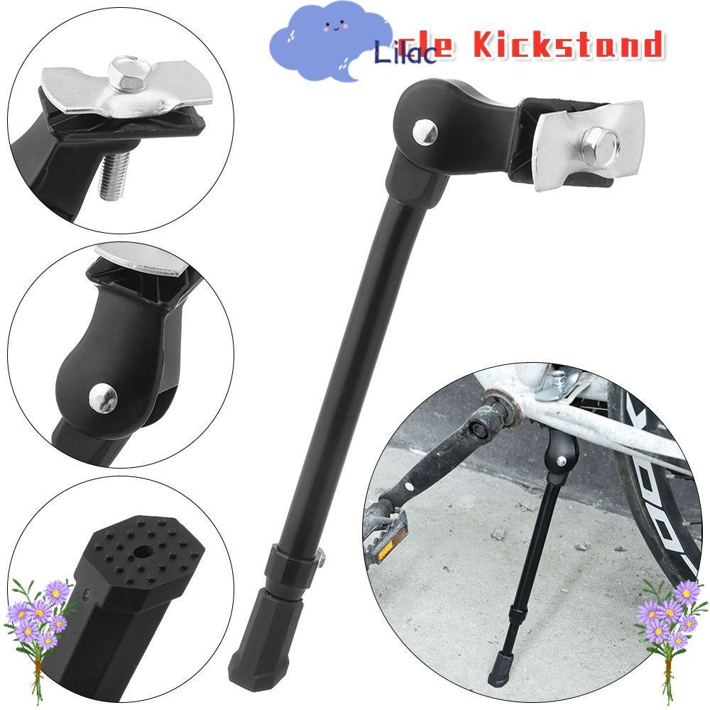 LILAC Kick Stand สีดําเงินปรับจักรยานเสือภูเขา