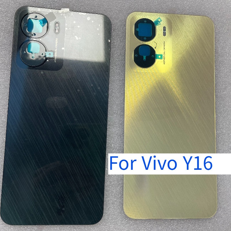 สําหรับ Vivo Y16 V2204 V2214 ฝาหลังแบตเตอรี่ด้านหลังแผงกรณีเปลี่ยน