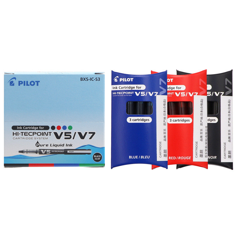 ญี่ปุ่นญี่ปุ่น BXS-IC หมึกแบบใช้แล้วทิ้ง V7/V5 Ink Liner เหมาะสําหรับ BXC-V5