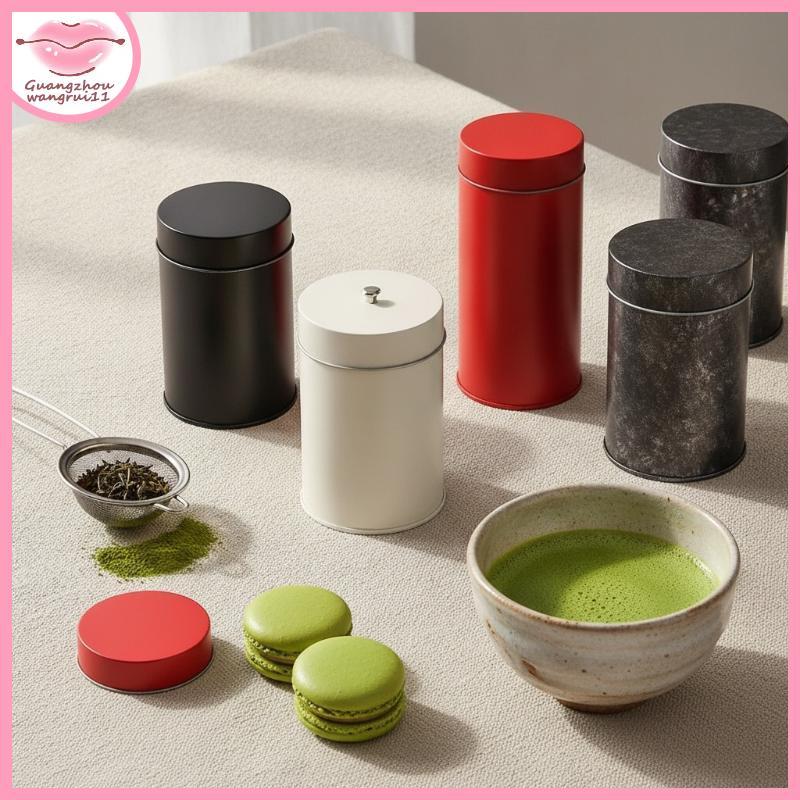 [GZ] Matcha Sealed Canister 9.5 ซม.การออกแบบสองชั้น Moisture Proof Freshness Retaining Jar สําหรับ M