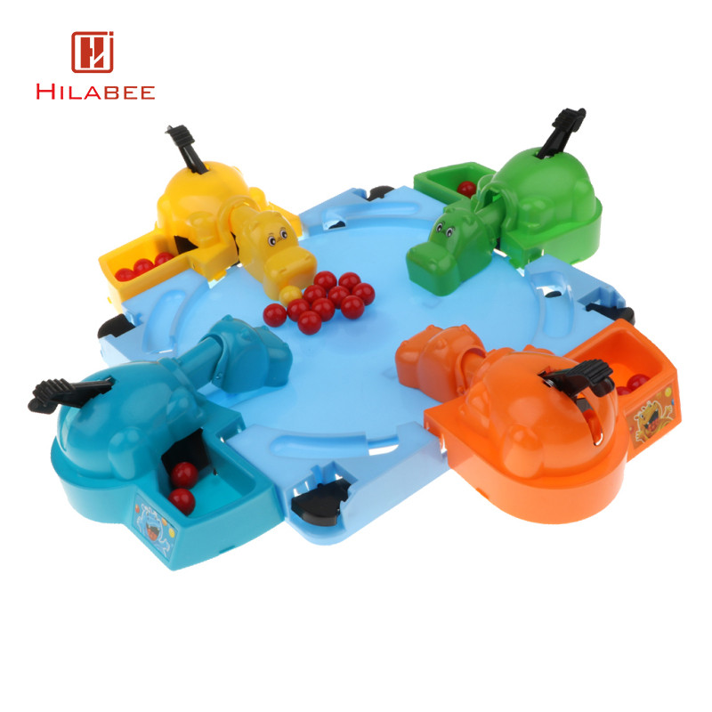 [UsusexaMY] Desktop Hippo Game Fun Board Game Toy (พร้อมคู่มือภาษาอังกฤษ) สําหรับเด็ก