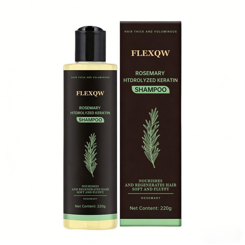 พร้อมสต็อก Rosemary Herbal Essence Shampoo Nourishing Care Hair Fluffy Shampoo 220g9.8