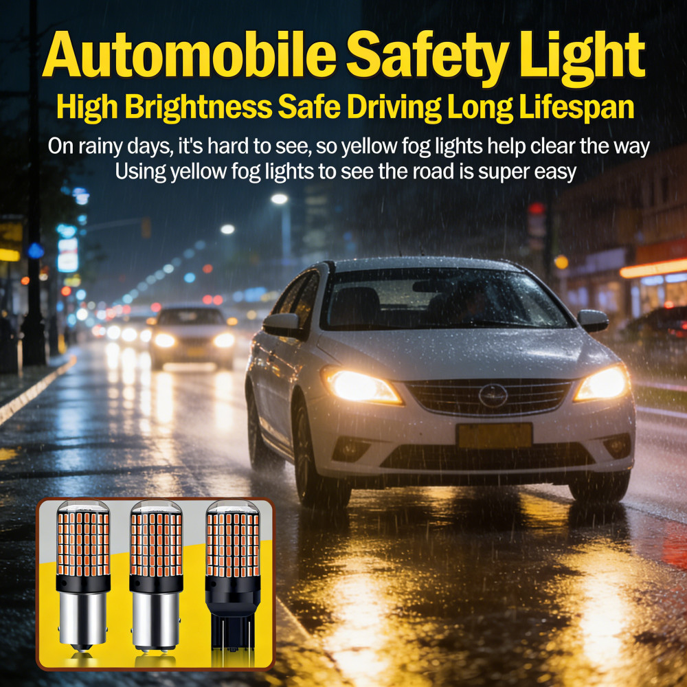 S25 LED 2-pack P21W 144smd 7440 BA15S โคมไฟ PY21W T20 CanBus 3014 W21W LED BA15S SMD