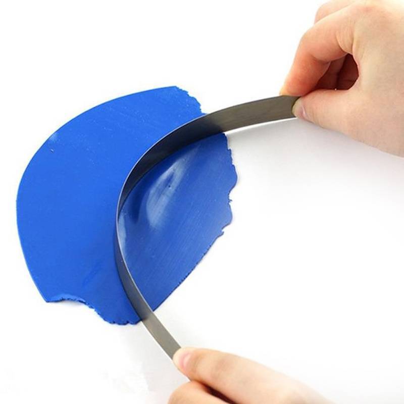 UK 2 ชิ้น 4 "/8" เครื่องตัดสแตนเลส des Polymer เครื่องปั้นดินเผา Clay s ชุด TH