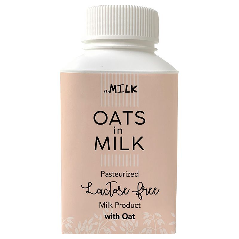 เอ็มมิลค์นมผสมข้าวโอ๊ตพาเจอร์ไรส์ปราศจากน้ำตาลแลคโตส 190กรัม mMilk Pasteurized Lactose Free Oats in Milk 190g.