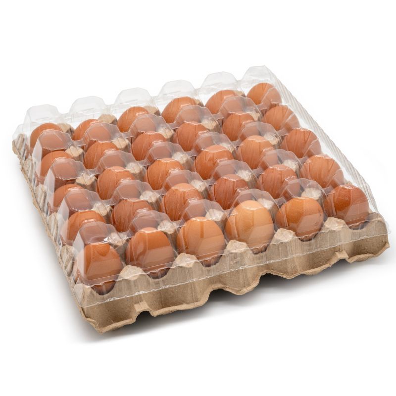 เกาะแต้วไข่ไก่สดคละขนาดแพค 30ฟอง Taew Island Fresh Hen Eggs Pack 30pcs.