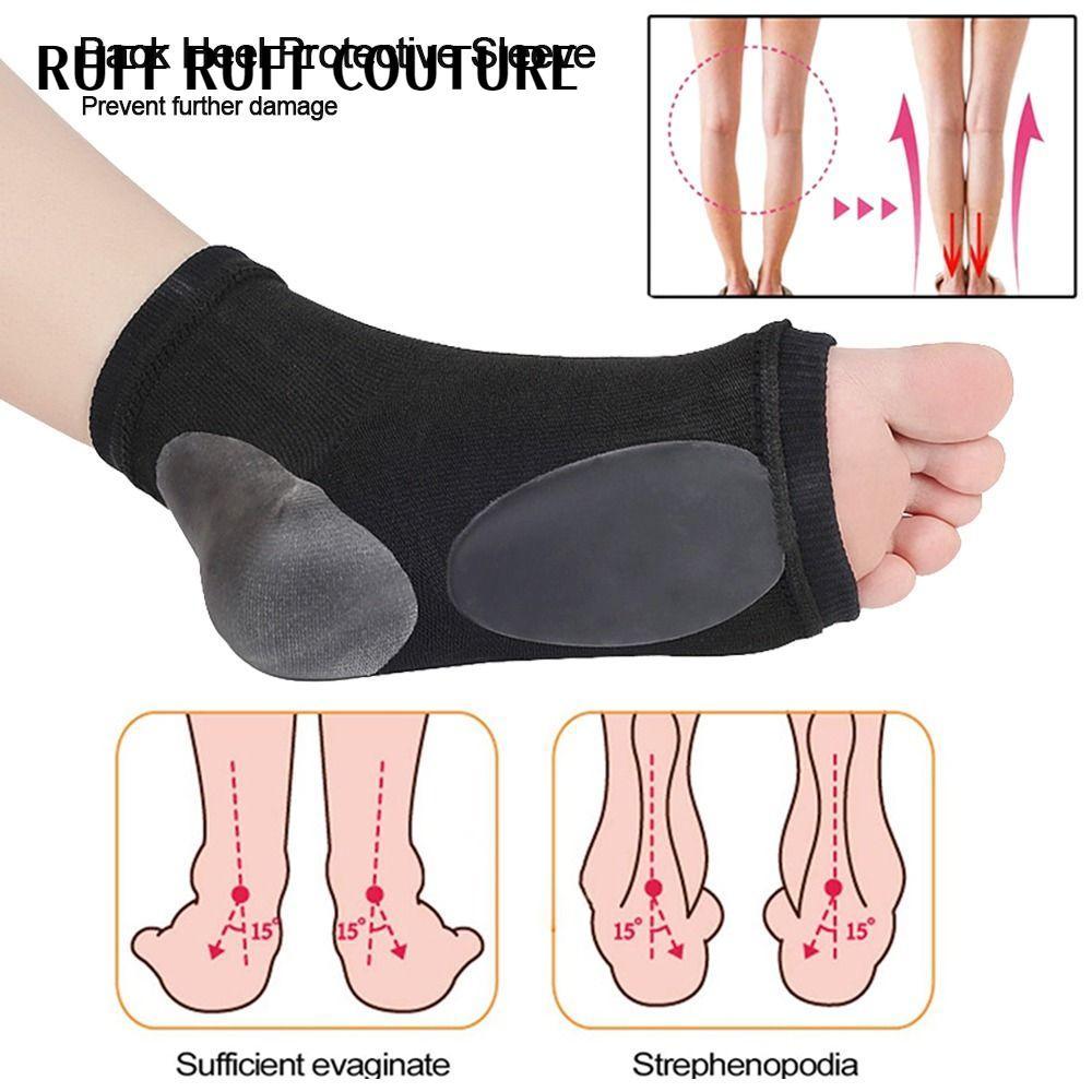 RUFF RUFF COUTURE แผ่นรองส้นเบาะปรับ Arch Support Sleeve ตัวป้องกันส้นเท้า