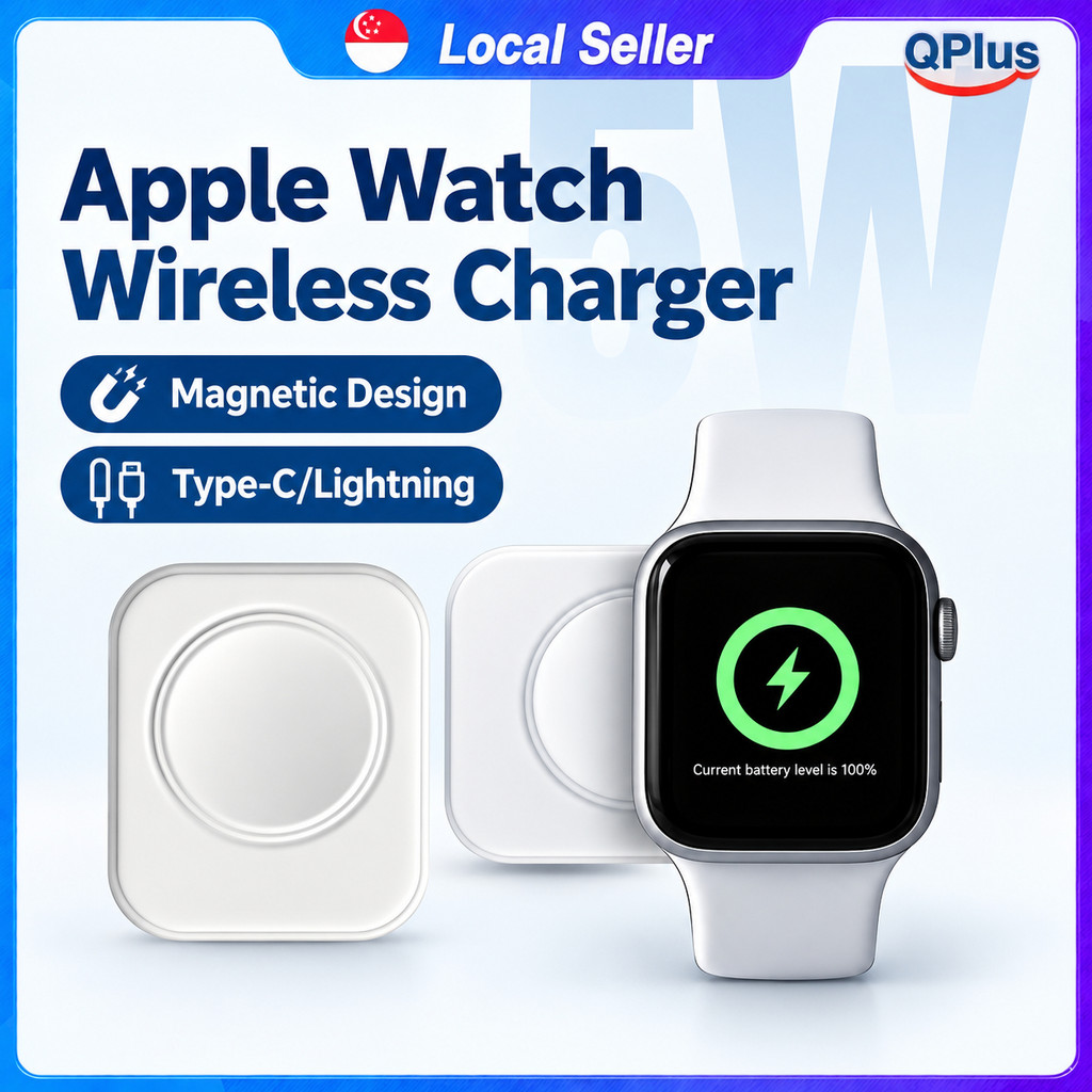 [SG] Magnetic Wireless Watch Charger Mini Portable iwatch Charger - สําหรับ Apple Watch Series 11/10
