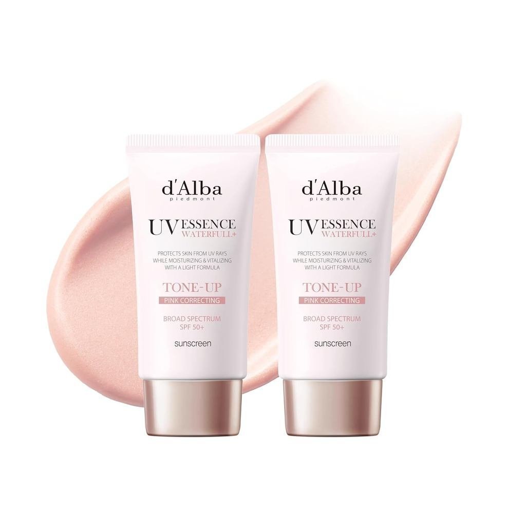 [2 unidades]dalbaPiedmontWaterfullTone-Up Sunscreen Serum, protetor solar facial coreano de amplo es