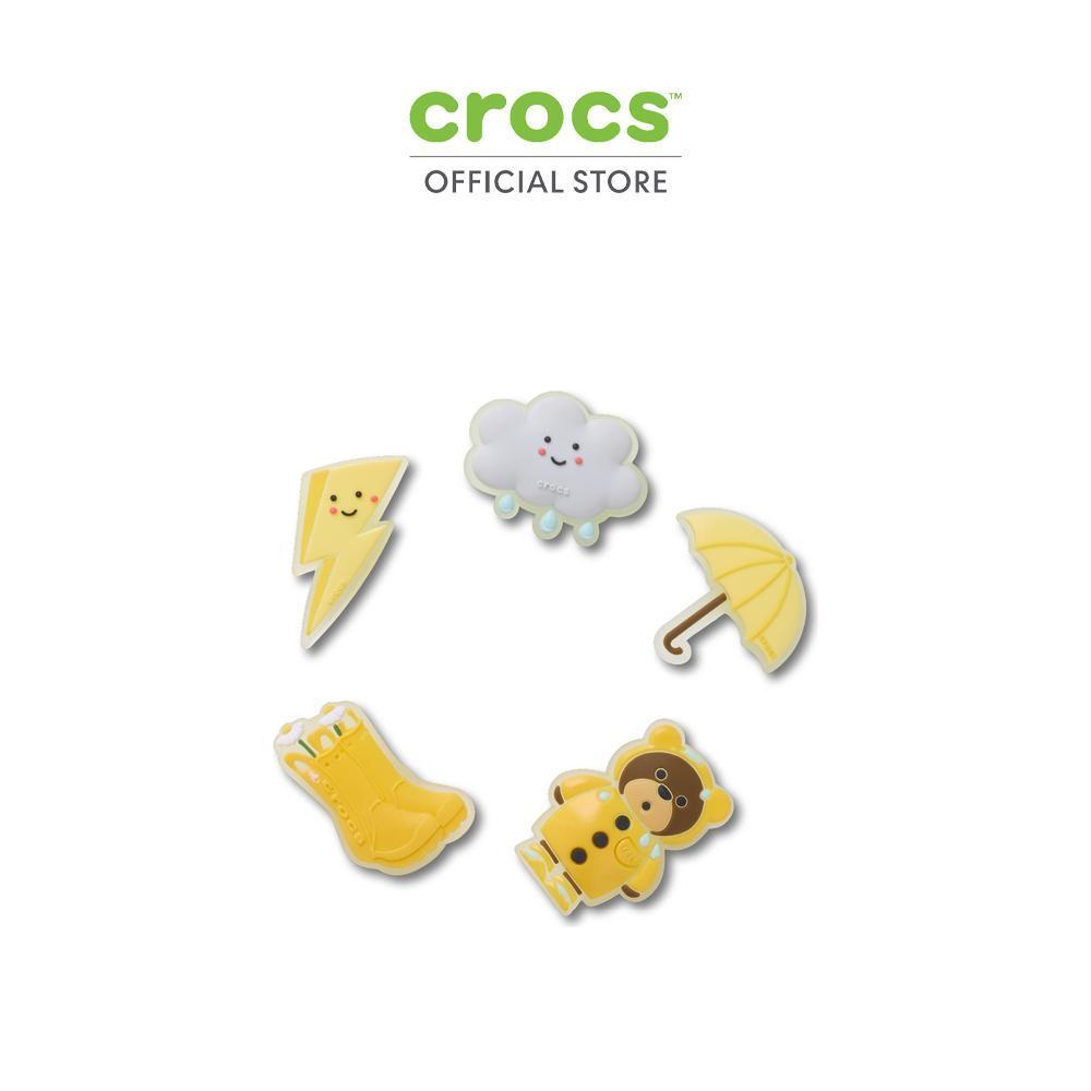 CROCS ตัวติดรองเท้า JIBBITZ™ RAINY DAY 5 PACK