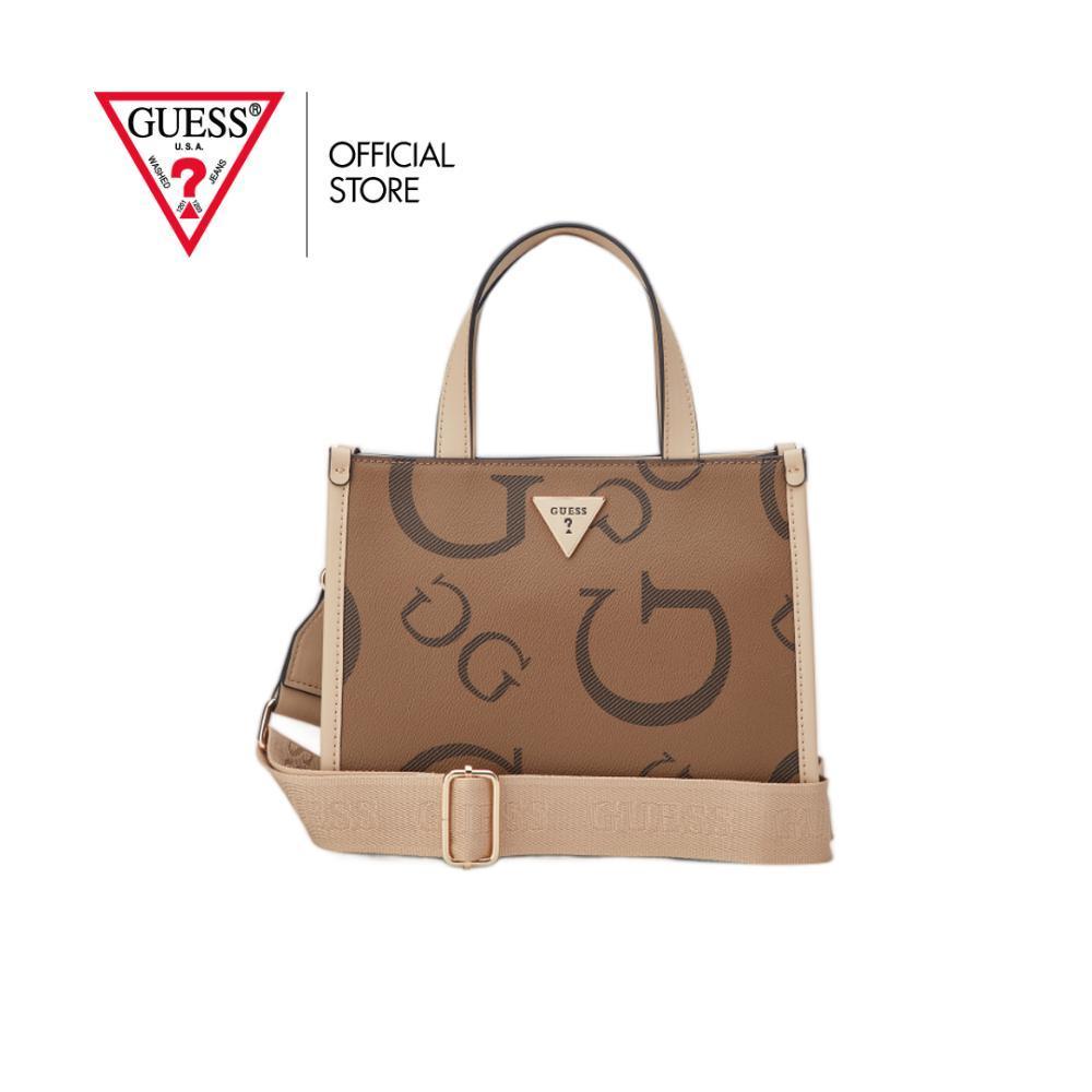 GUESS กระเป๋า รุ่น CG157581 JACKIE MINI SMALL TOTE สีน้ำตาล