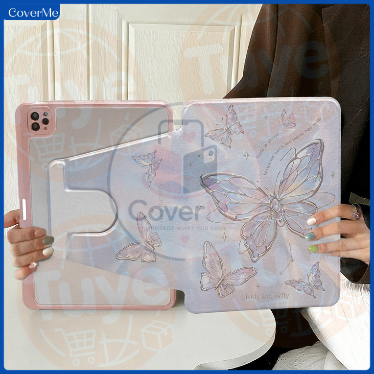 CoverMe 360°หมุนสําหรับ Samsung Galaxy Tab S9 + S10+ S9 FE + Plus 12.4 นิ้ว SM-X610 X616B X820 X826 