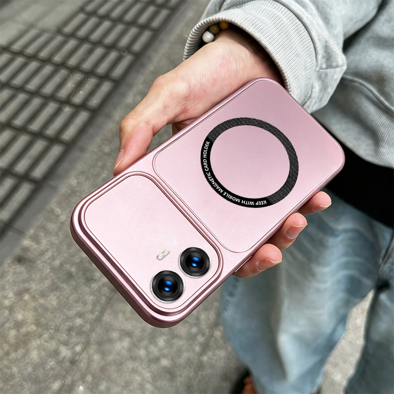 เคสสําหรับRealme C55 NFC C55 5G 2023 เคสโทรศัพท์แม่เหล็กทาสีโลหะJSQ + ZMX01