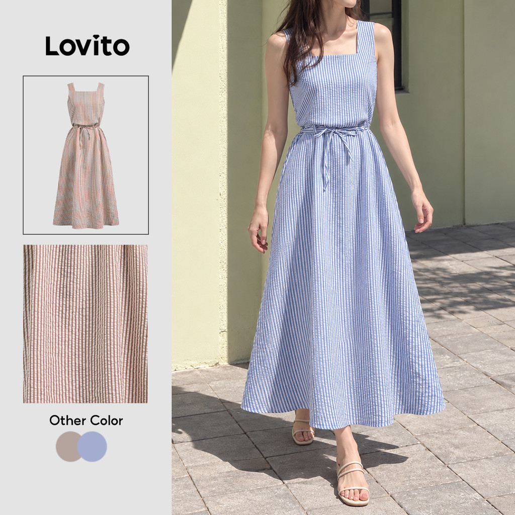 Lovito أوفرول نسائي — أزرق