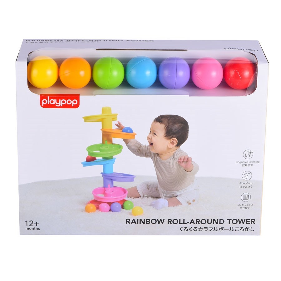 playpop Rainbow Roll-around Tower *Only At Toys R Us* (#938772) — صورة 3