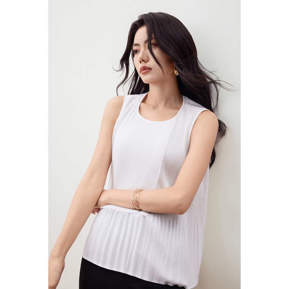 G2000 بلوزة نسائية Regular — أبيض — صورة 5