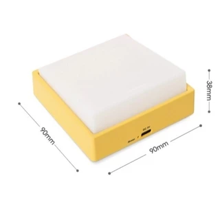 ICRAFT ไฟ LED กลางคืน ตกแต่งห้องด้วยไฟวอร์มสวิตช์ ตั้งโต๊ะชาร์จ USB ออกแบบเรียบง่ายสำหรับห้องนอน