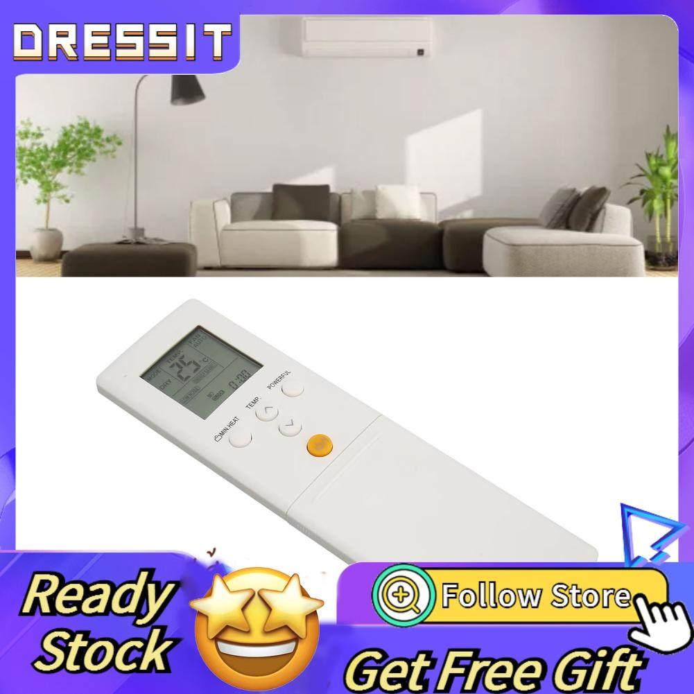 Dressit-th Dressit-th เข้ากันได้กับ Fujitsu Air Conditioner Remote Control ARREG1U AGU9RLF AGU12RLF 