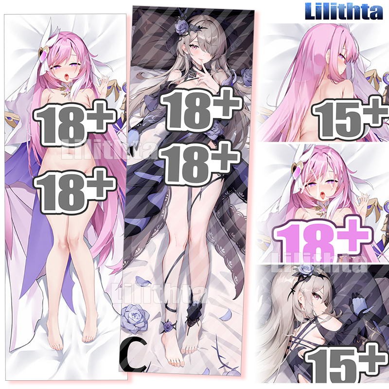 Dakimakura ปลอกหมอนสำหรับ honkai impact ตัวละคร elysia และ rita rossweisse ทำตามคำขอ