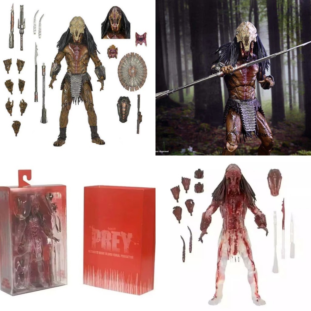 NECA51725 Predator Wild Predator Bear Blood Version 23cm Action Figure Boxed Figure