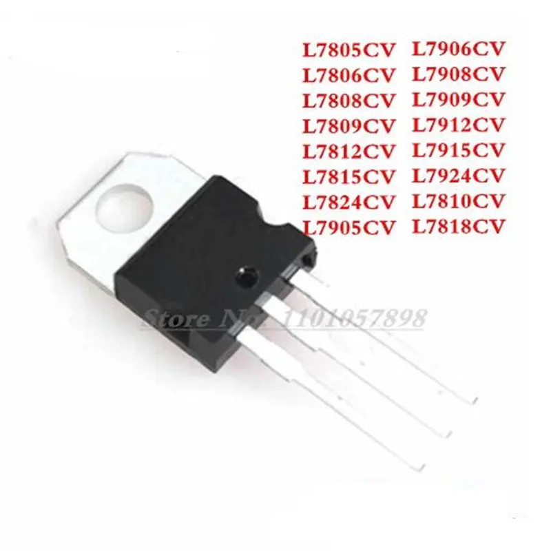 5PCS L7805CV L7806CV L7808CV L7809CV L7812CV L7815CV L7905CV L7908CV L7912CV L7915CV L7915CV L7912CV